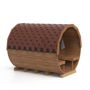 3M Round sauna – Thermo wood