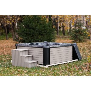 Acrylic square hot tub (integrated heater) 245×245