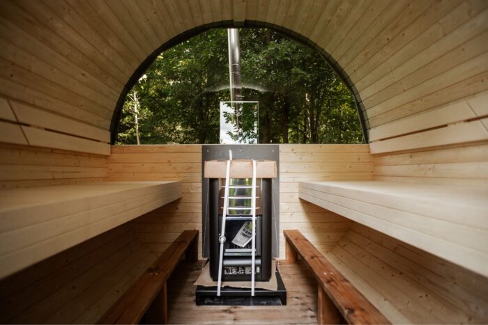 2M Round sauna