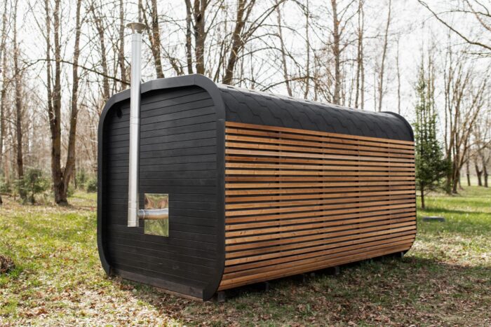 3.5M CUBE sauna with pre-sauna