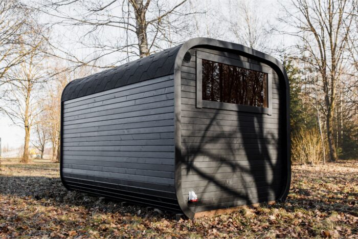 3.5M CUBE sauna with pre-sauna