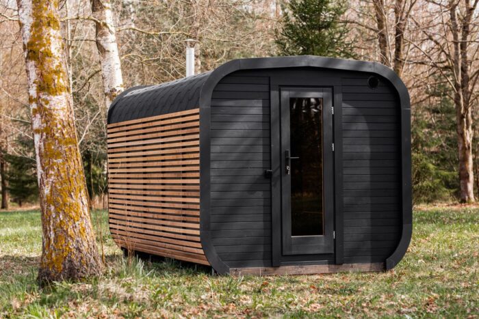 3.5M CUBE sauna with pre-sauna