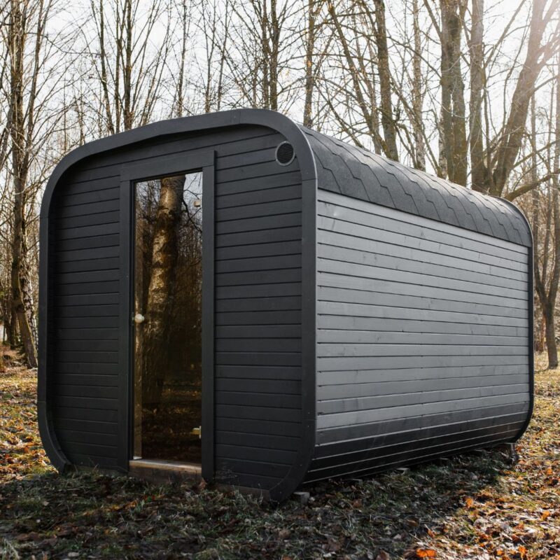 3.5M CUBE sauna with pre-sauna