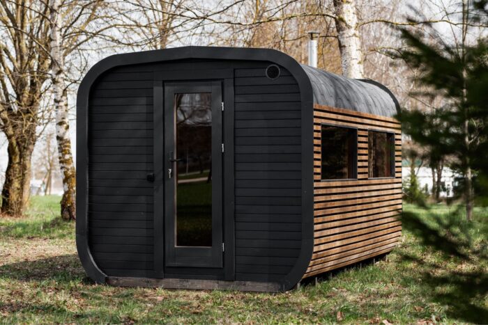 3.5M CUBE sauna with pre-sauna