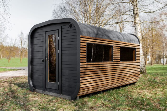 3.5M CUBE sauna with pre-sauna