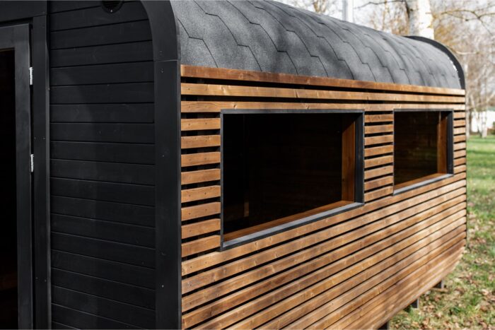 3.5M CUBE sauna with pre-sauna