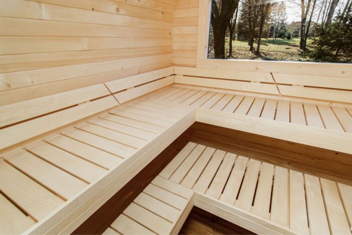 3.5M CUBE sauna with pre-sauna