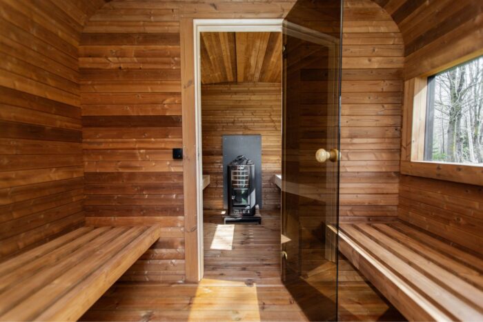 3.5M CUBE sauna with pre-sauna