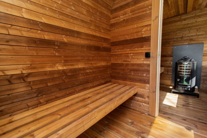 3.5M CUBE sauna with pre-sauna