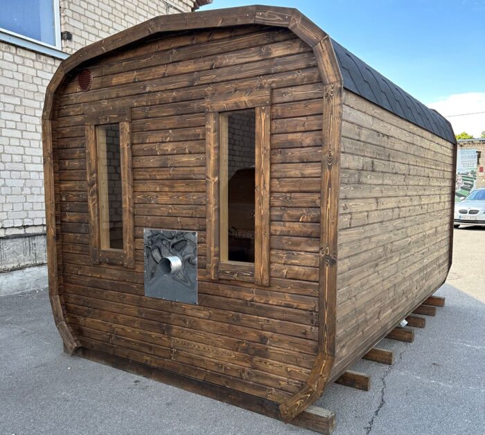 4M CUBE sauna with pre-sauna