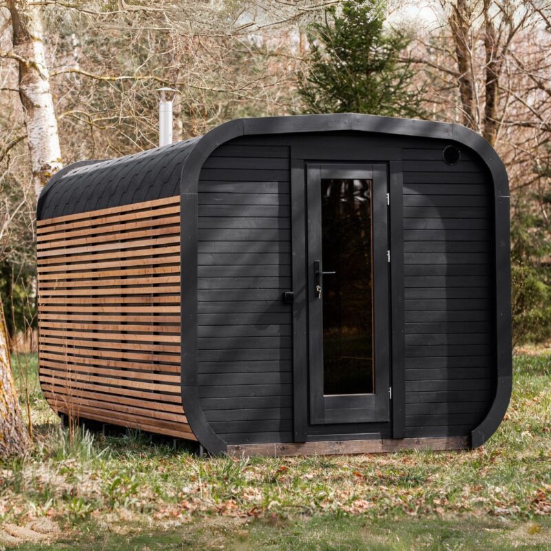 4M CUBE sauna with pre-sauna