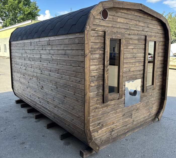 4M CUBE sauna with pre-sauna