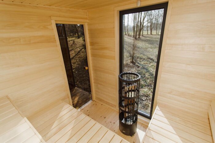 Insulated frame sauna 240×365