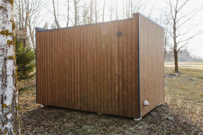 Insulated frame sauna 240×365