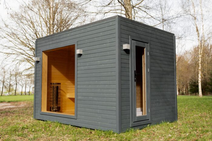 Insulated frame sauna 244×340