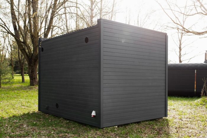 Insulated frame sauna 244×340