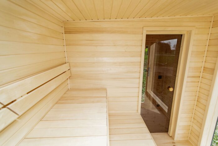 Insulated frame sauna 244×340