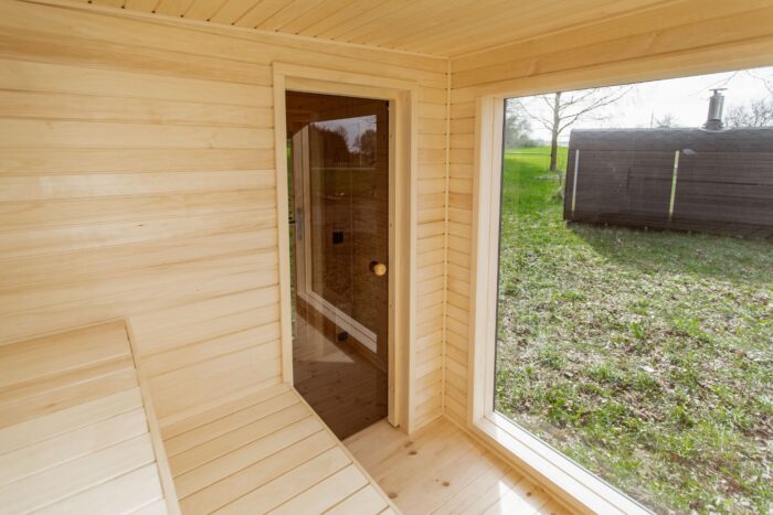 Insulated frame sauna 244×340