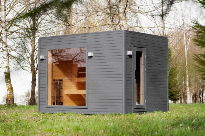 Insulated frame sauna 244×340