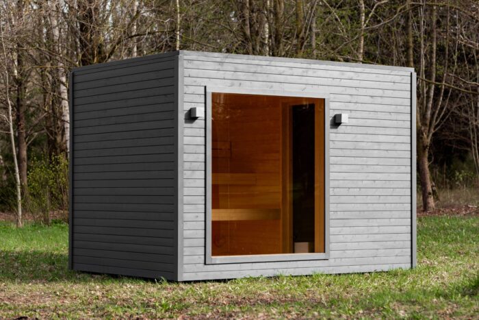 Insulated frame sauna 244×340