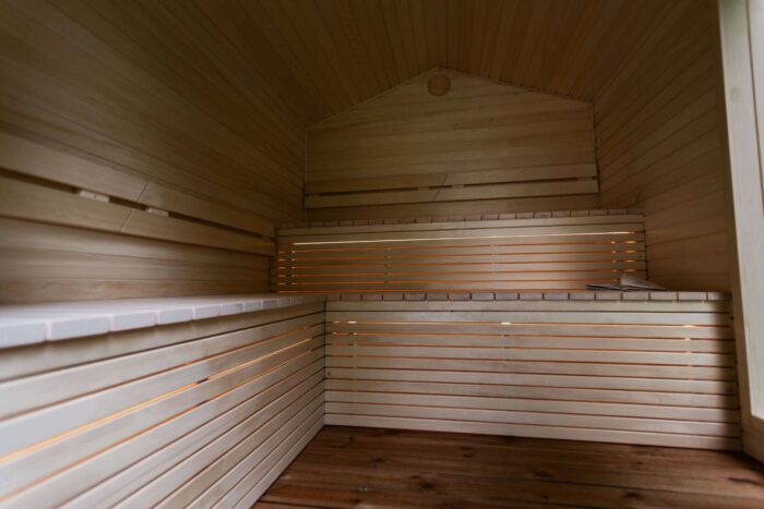 Insulated frame sauna 250×300