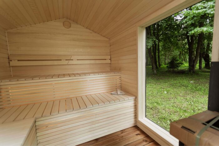 Insulated frame sauna 250×300