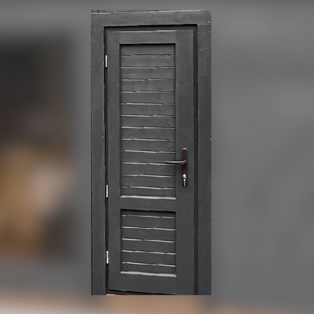 Fully wooden door