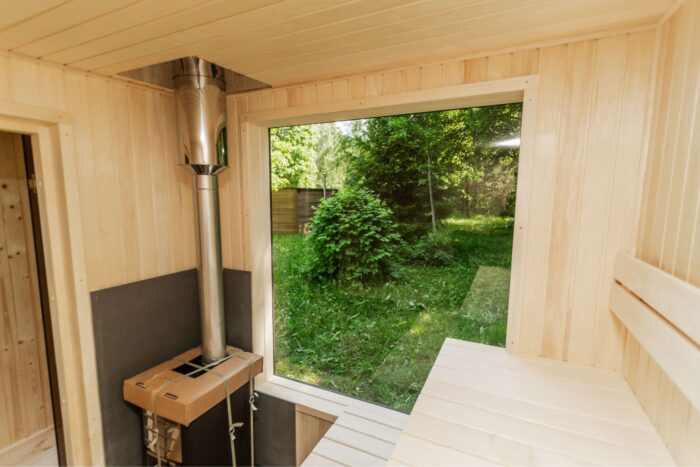 Insulated frame sauna 230×340