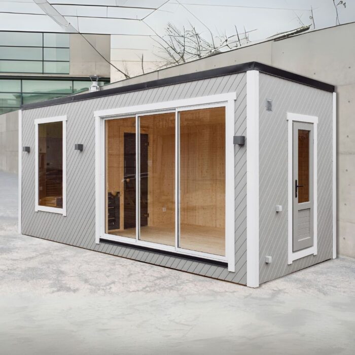 Insulated frame sauna 235×600