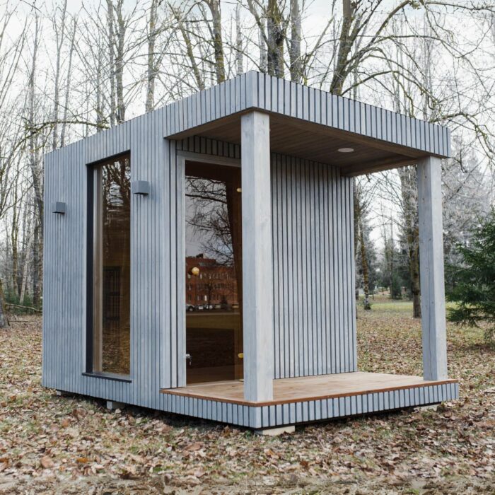 Insulated frame sauna 240×350