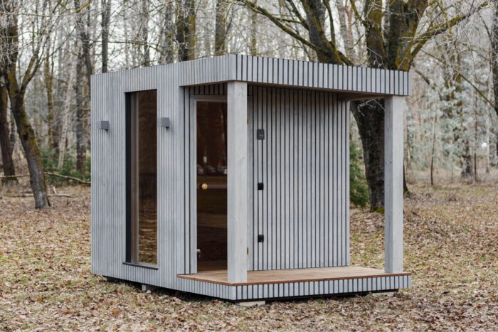 Insulated frame sauna 240×350