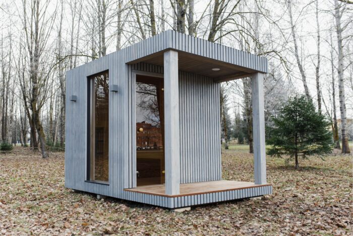 Insulated frame sauna 240×350