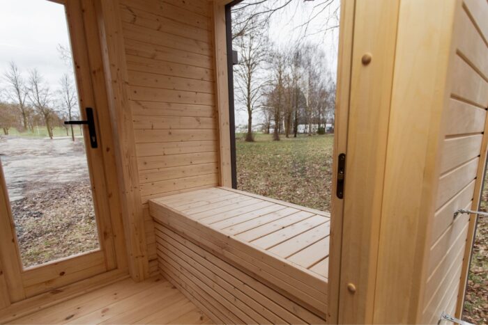 Insulated frame sauna 240×410