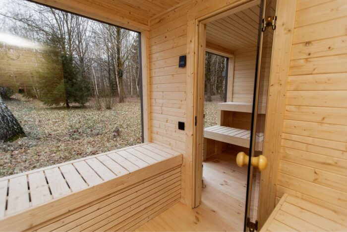 Insulated frame sauna 240×410