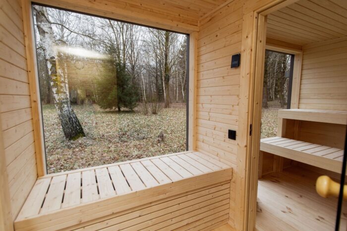 Insulated frame sauna 240×410