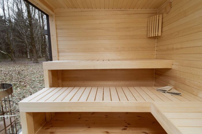 Insulated frame sauna 240×410