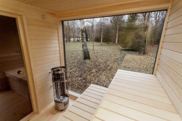 Insulated frame sauna 240×410