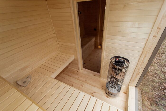 Insulated frame sauna 240×410