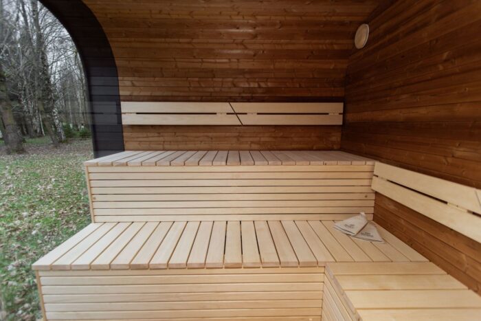 LUX – VIP sauna with pre-sauna 245×340