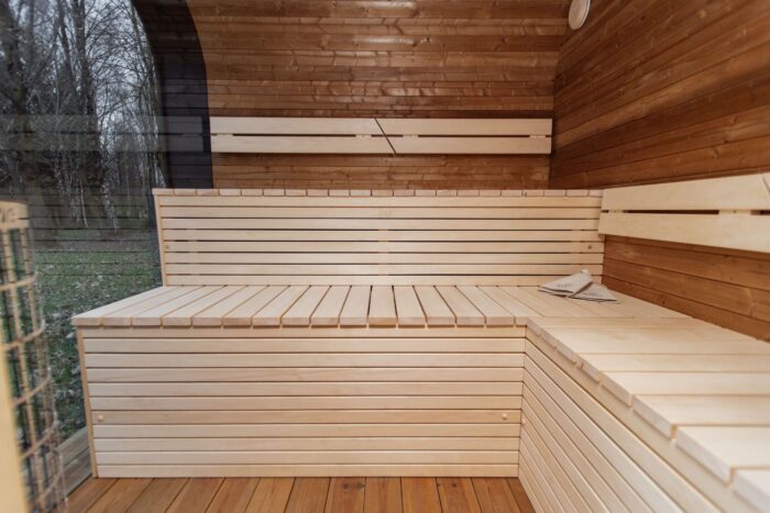 LUX – VIP sauna with pre-sauna 245×340