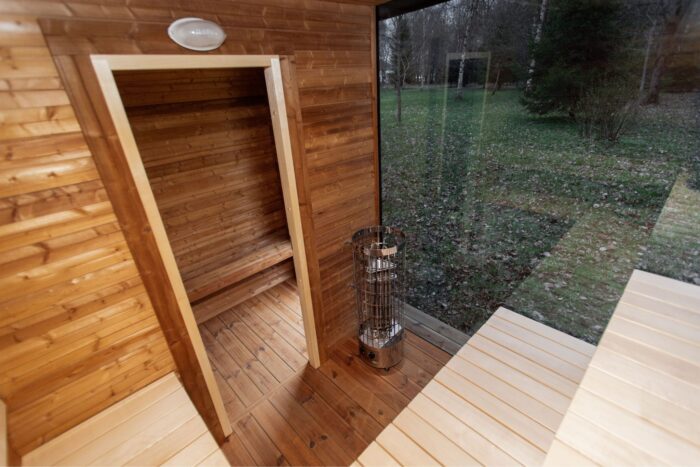 LUX – VIP sauna with pre-sauna 245×340