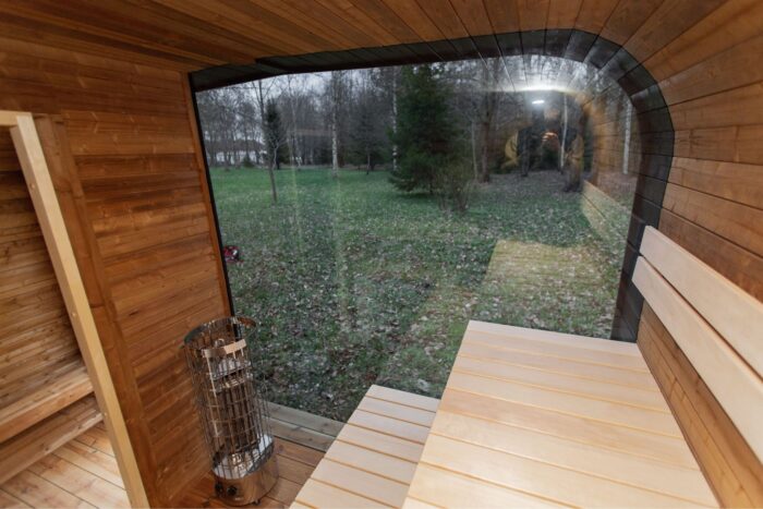 LUX – VIP sauna with pre-sauna 245×340