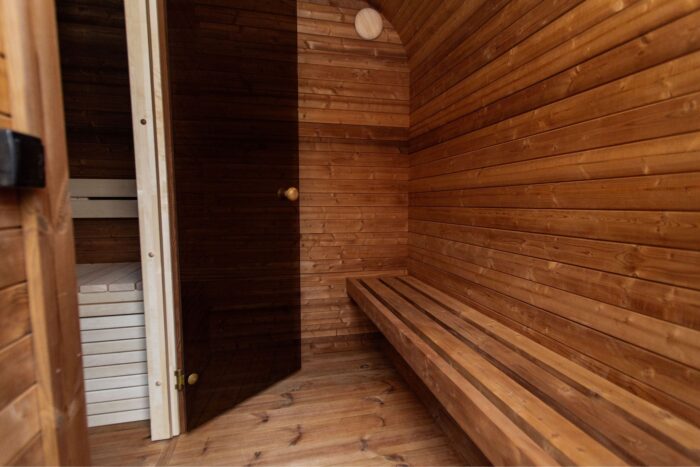 LUX – VIP sauna with pre-sauna 245×340