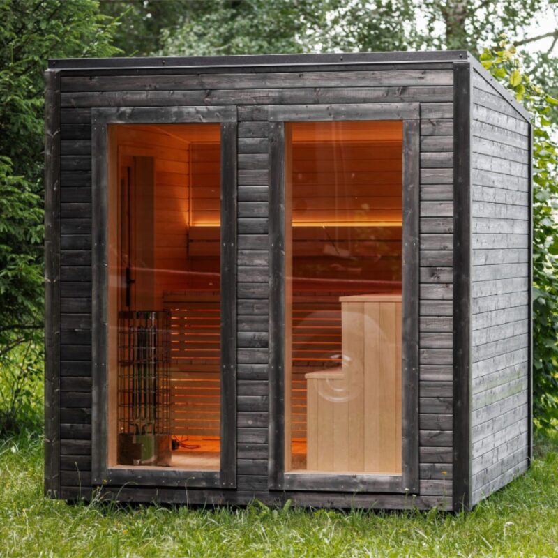 Insulated frame sauna 245x245