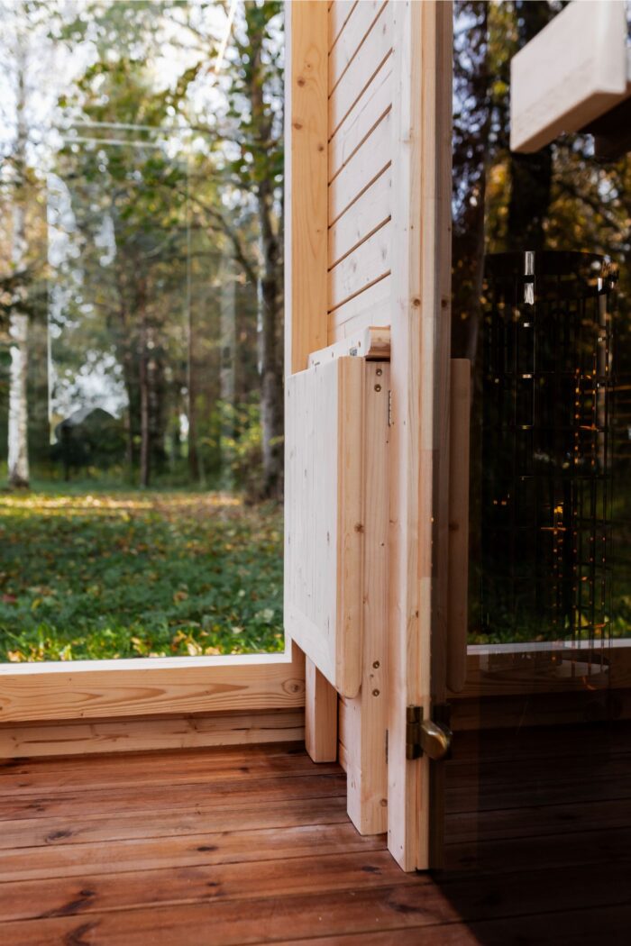 LUX REVERSE sauna with pre-sauna 245×400