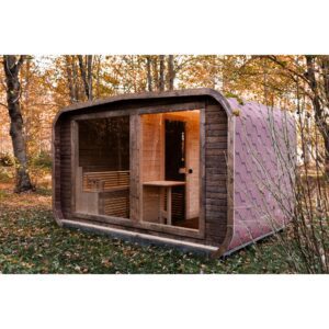 LUX REVERSE sauna with pre-sauna 245×400