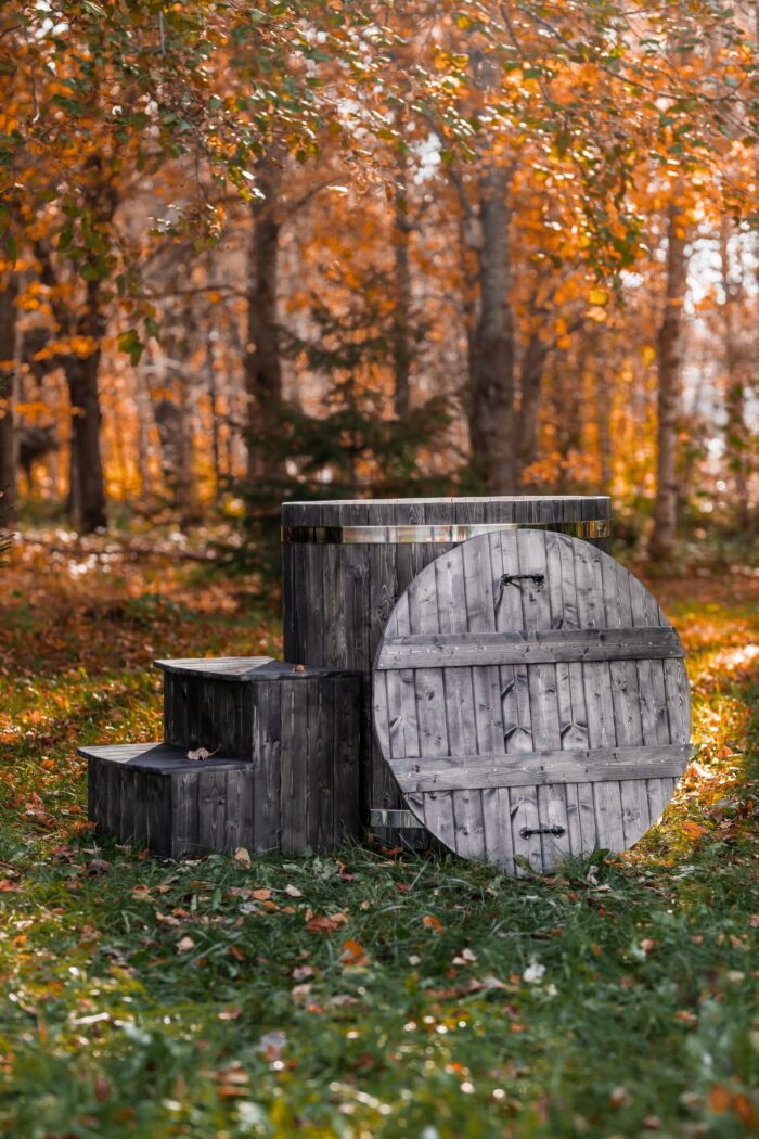 Single-person cold water tub – Spruce wood