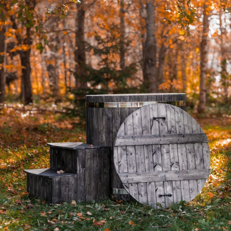 Single-person cold water tub – Spruce wood