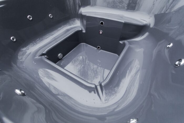 Fiberglass square hot tub (integrated heater) 220×220