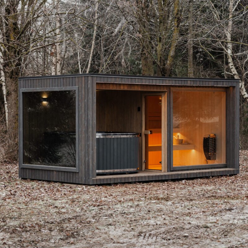 Insulated frame sauna Harmony 280×500